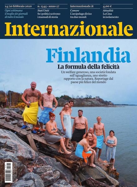 Internazionale – 14 Febbraio 2020 Cover