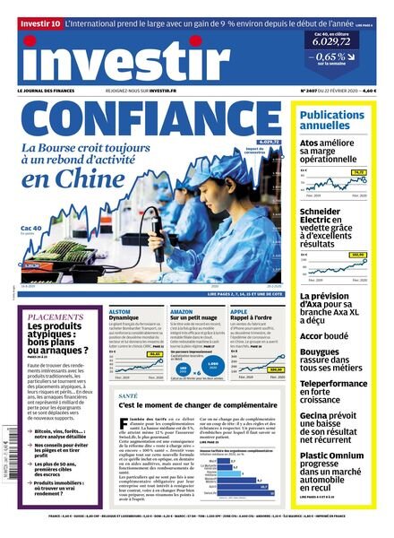 Investir – 22 Fevrier 2020 Cover