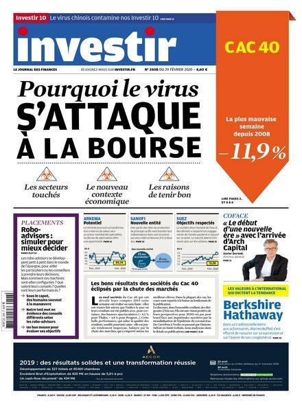 Investir – 29 Fevrier 2020 Cover