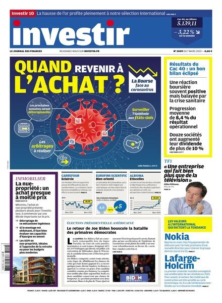 Investir – 7 Mars 2020 Cover