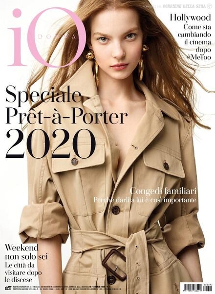 Io Donna del Corriere della Sera – 15 febbraio 2020 Cover