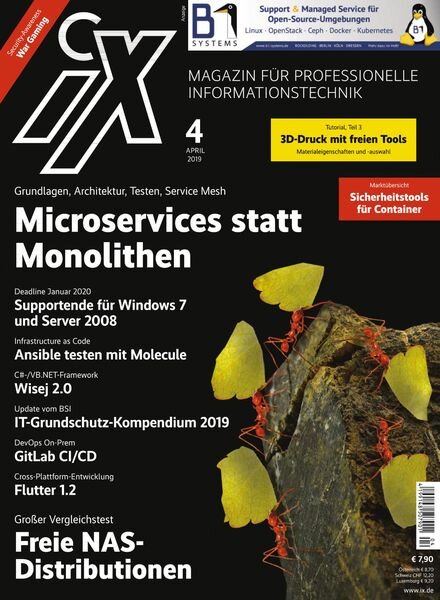 iX Magazin – April 2019 Cover