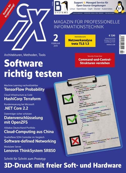 iX Magazin – Februar 2019 Cover
