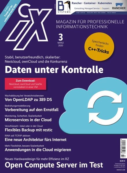 iX Magazin – Marz 2020 Cover