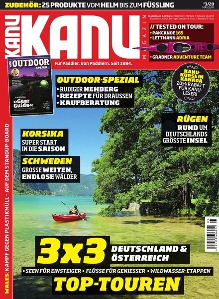Kanu Magazin – Mai-Juni 2020 Cover