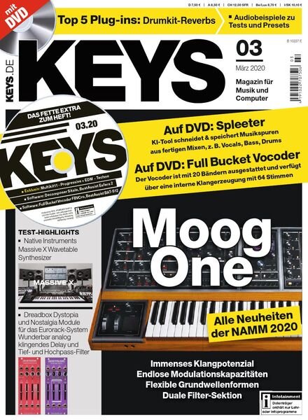 Keys – Marz 2020 Cover