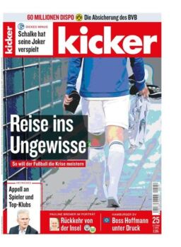 Kicker – 19 Marz 2020