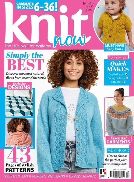 Knit Now – Issue 114 – March 2020 Cover