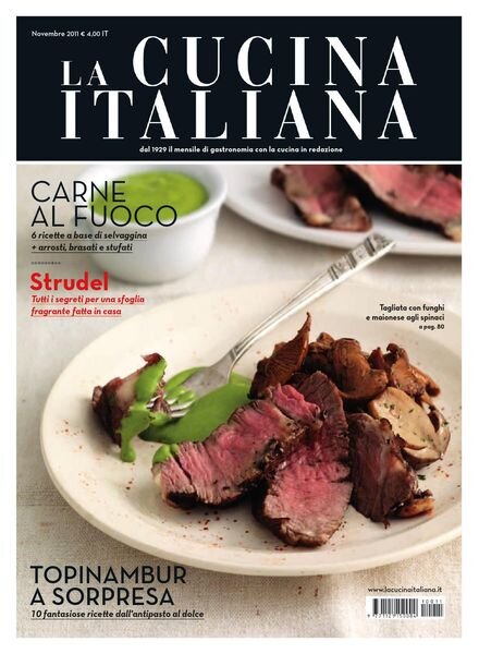 La Cucina Italiana – Novembre 2011 Cover