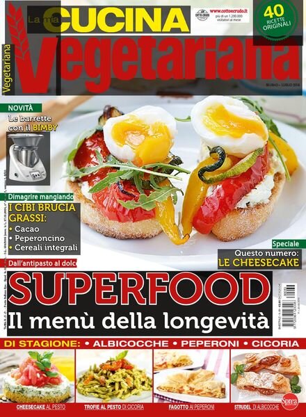 La Mia Cucina Vegetariana – Giugno-Luglio 2018 Cover