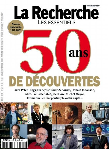 La Recherche – Hors-Serie Les Essentiels N 33 – Mars-Mai 2020 Cover