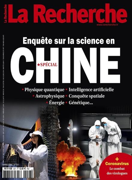La Recherche – Mars 2020 Cover