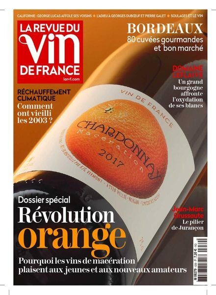 La Revue du Vin de France – mars 2020 Cover