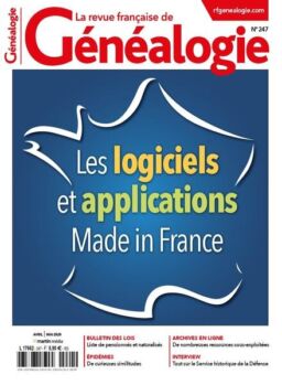 La Revue Francaise de Genealogie – Avril-Mai 2020