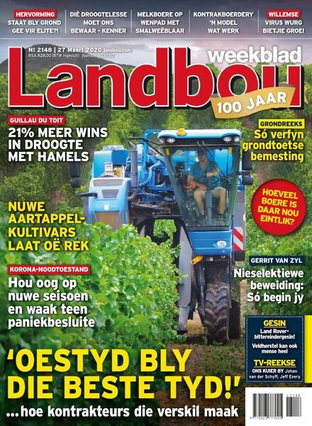 Landbouweekblad – 27 Maart 2020 Cover