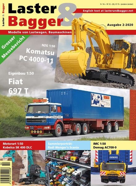 Laster Bagger – Marz 2020 Cover