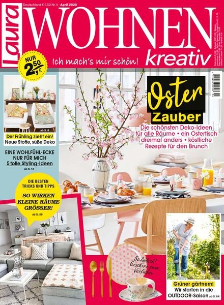 Laura Wohnen Kreativ – April 2020 Cover