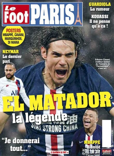 Le Foot Paris Magazine – avril 2020 Cover