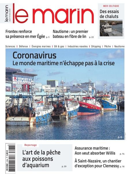Le Marin – 19 mars 2020 Cover