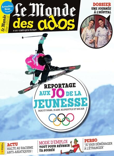 Le Monde des Ados – 19 fevrier 2020 Cover