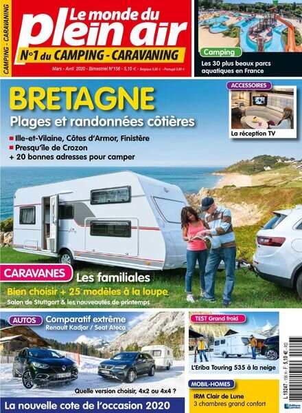 Le Monde du Plein-Air – mars-avril 2020 Cover