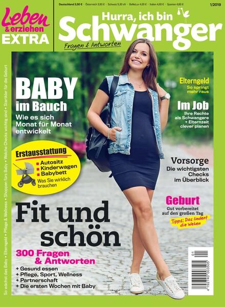 Leben & Erziehen Sonderheft – Hurra, ich bin Schwanger – Juni 2019 Cover