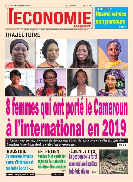 L’Economie International – 09 mars 2020 Cover
