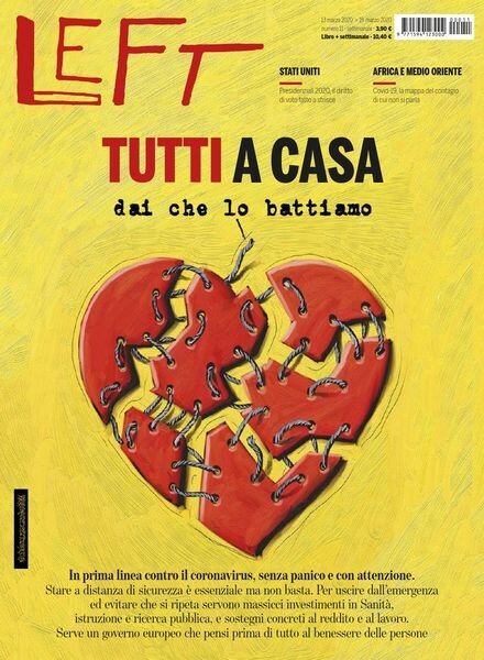 Left – 13 Marzo 2020 Cover