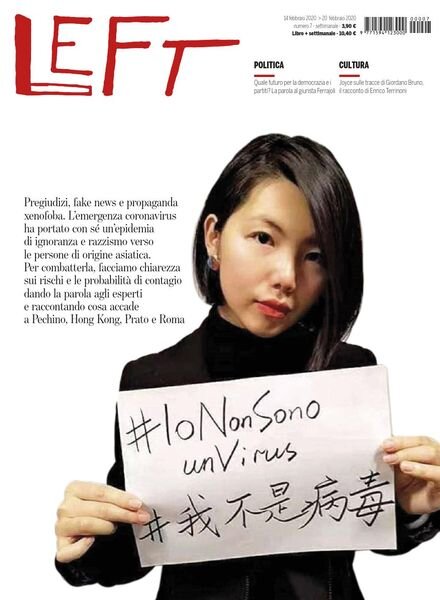 Left – 14 Febbraio 2020 Cover
