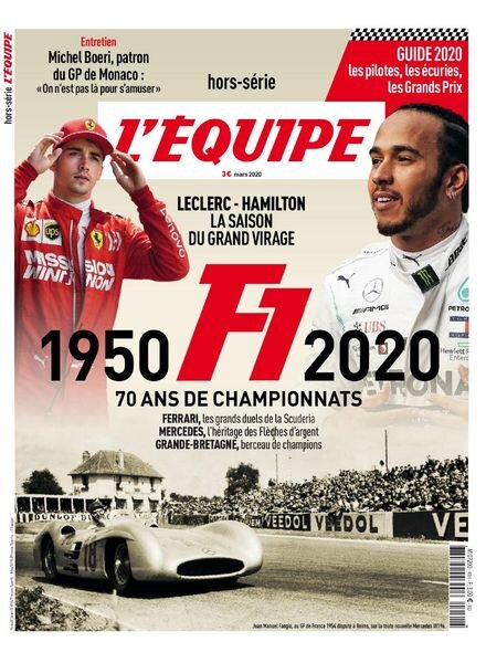 L’equipe – Hors-Serie – Mars 2020 Cover