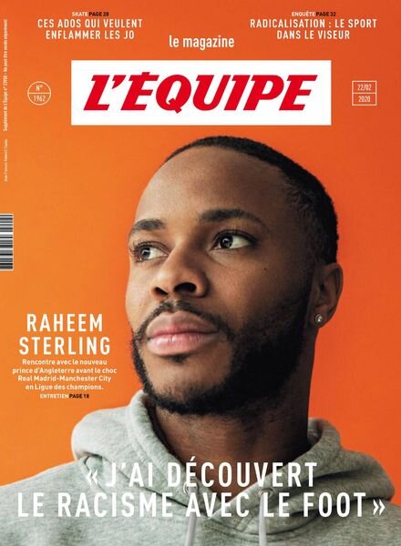 L’Equipe Magazine – 22 Fevrier 2020 Cover