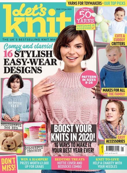 Let’s Knit – Issue 153 – January 2020 Cover