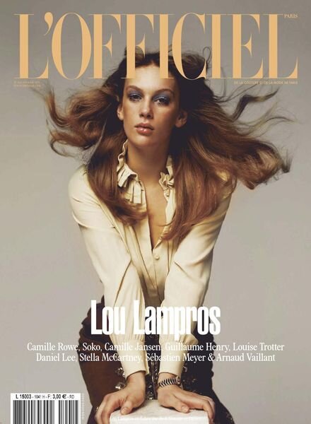 L’Officiel Paris – mars 2020 Cover