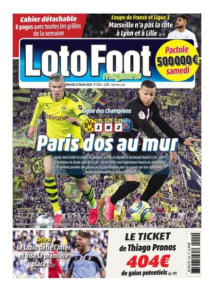 Loto Foot – 12 fevrier 2020 Cover