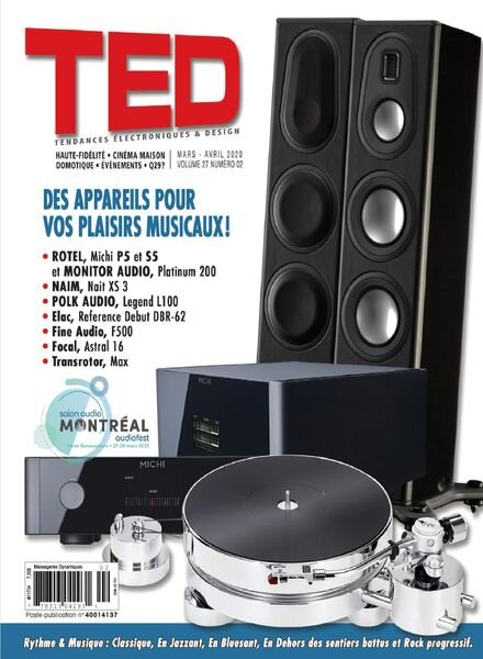 Magazine TED par QA&V – mars 2020 Cover