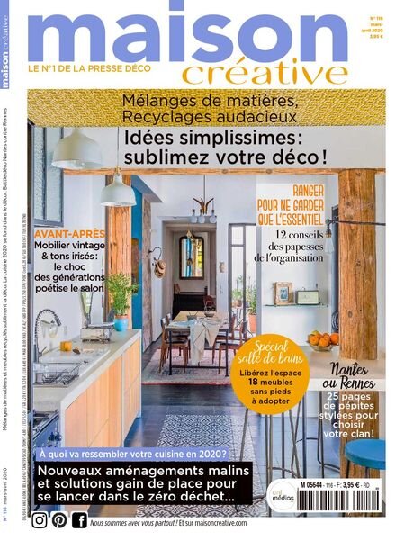 Maison Creative – Mars-Avril 2020 Cover