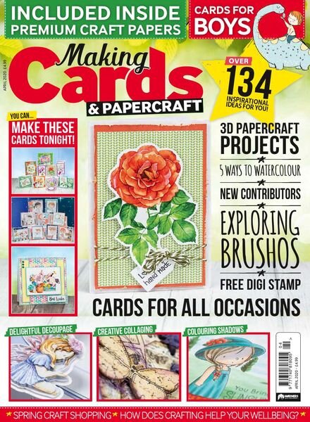 Making Cards & Papercraft – April 2020 Cover