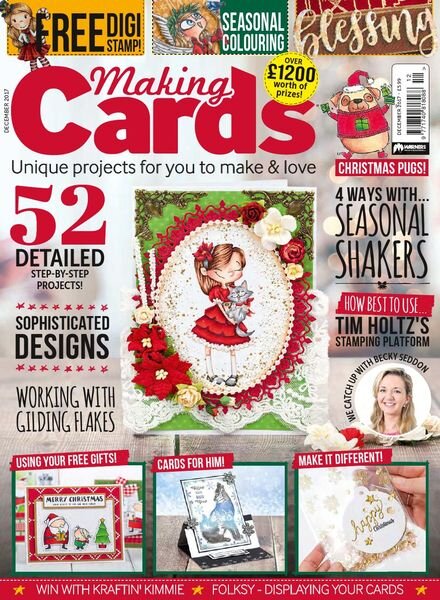 Making Cards & Papercraft – December 2017 Cover