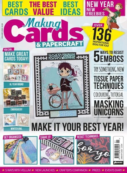 Making Cards & Papercraft – January 2020 Cover