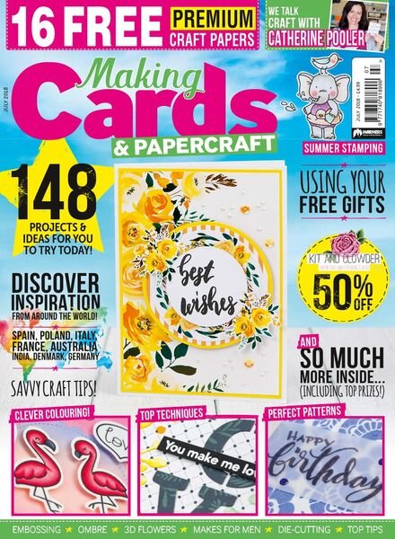 Making Cards & Papercraft – July 2018 Cover