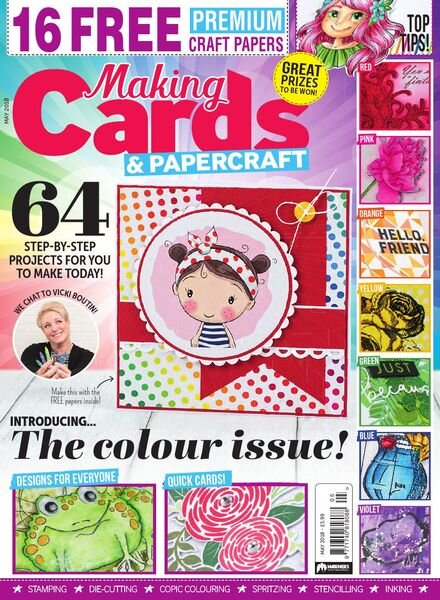 Making Cards & Papercraft – May 2018 Cover