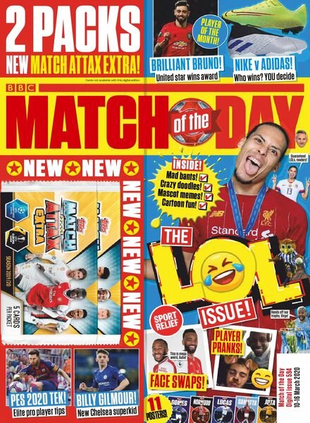 Match of the Day – 10 March 2020 Cover