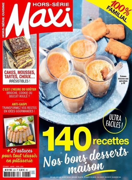Maxi – Hors-Serie Cuisine – fevrier 2020 Cover