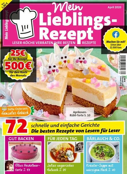Mein Lieblingsrezept – April 2020 Cover