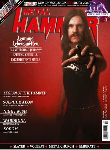 Metal Hammer Germany – Januar 2019 Cover