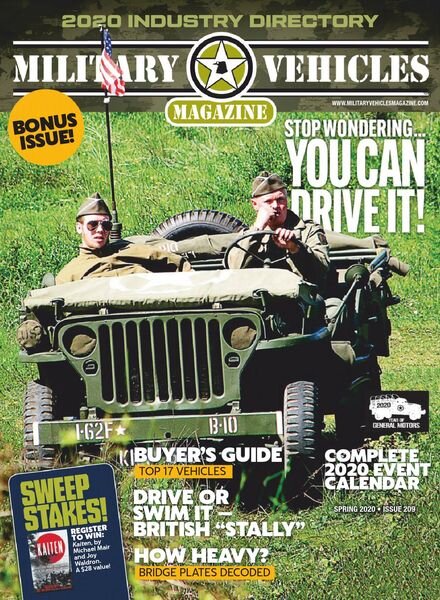 Military Vehicles – Spring 2020 Cover