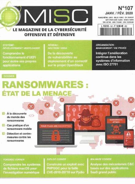 Misc France – Janvier-Fevrier 2020 Cover