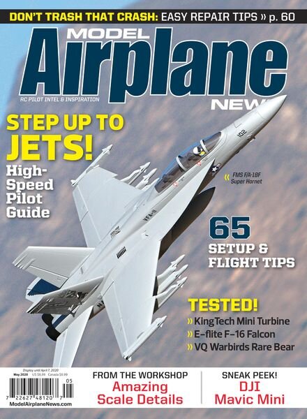Model Airplane News – May 2020 Cover