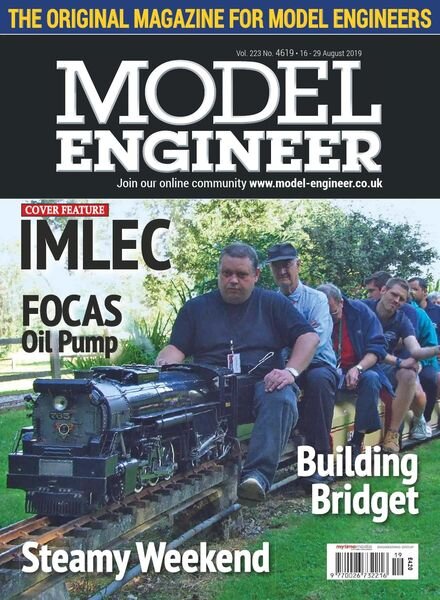 Model Engineer – Issue 4619 – 16 August 2019 Cover