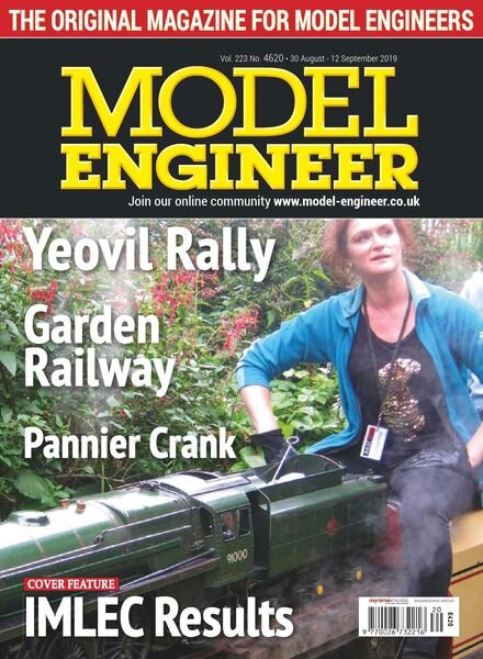 Model Engineer – Issue 4620 – 30 August 2019 Cover